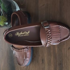 Brown Leather Loafer sz 6